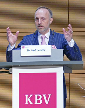 KBV-Vorstandsmitglied Dr. Stephan Hofmeister