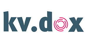 Schriftzug "kv-dox"