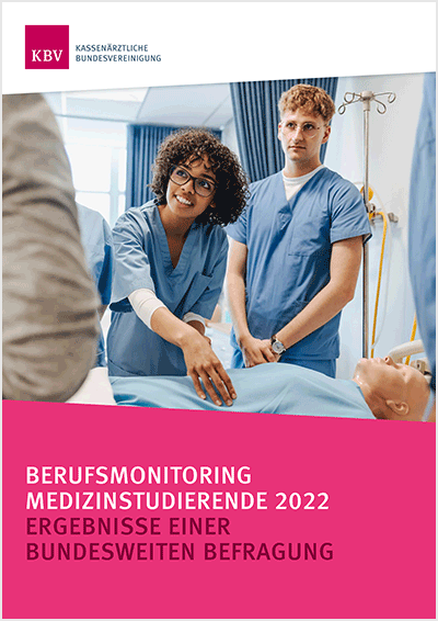 Titelbild Berufsmonitoring Medizinstudenten 2022