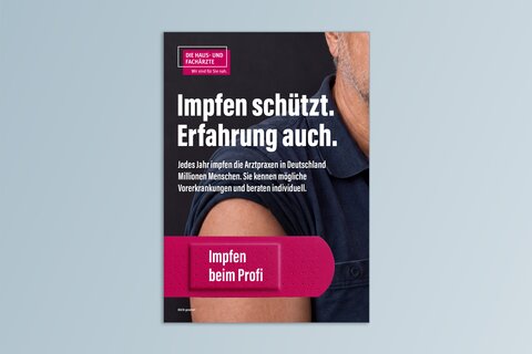 Titelansicht Kampagnen-Poster Impfen