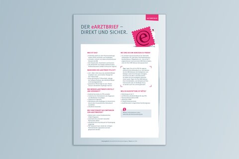 Ansicht Infoblatt eArztbrief