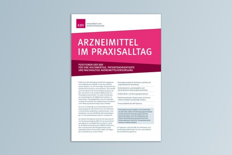Ansicht Titel des Positionspapiers zur Arzneimittelversorgung
