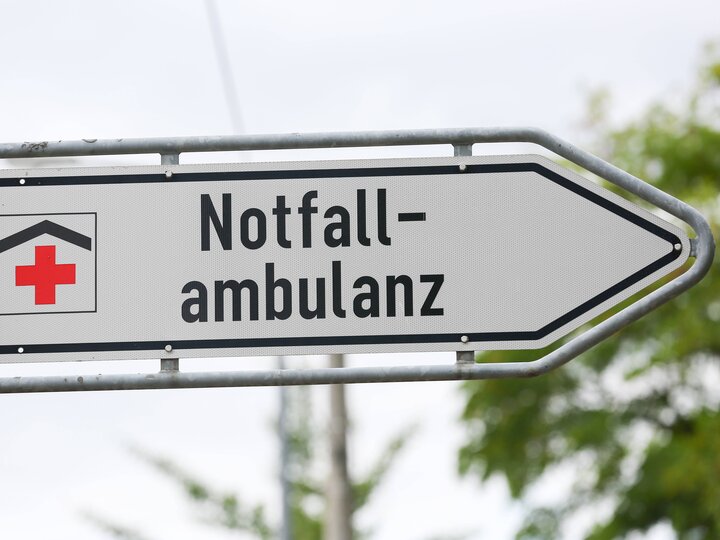 Schild Notfallambulanz