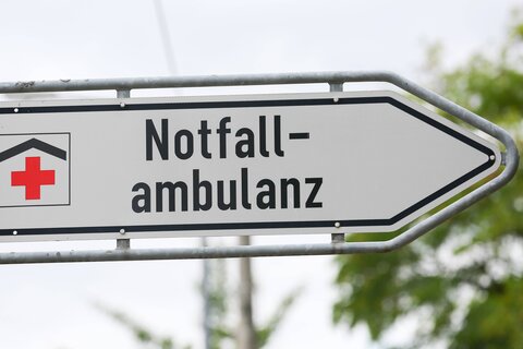 Schild Notfallambulanz