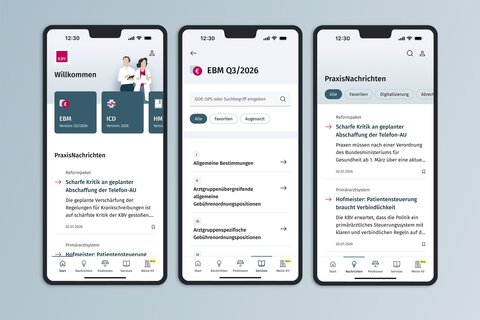 Ansicht Appdarstellung