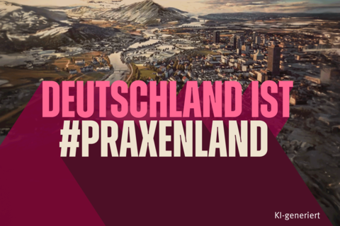 Deutschland ist Hashtag Praxenland