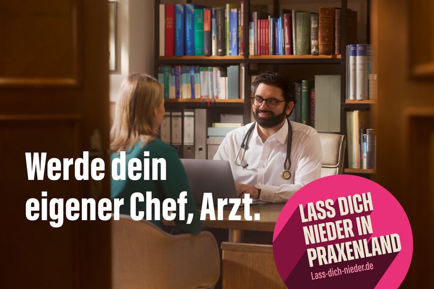 Werde dein eigener Chef, Arzt. Lass dich nieder in Praxenland. Lass-dich-nieder.de